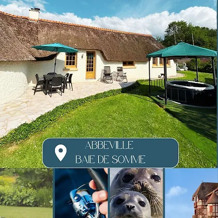La Chaumiere Des 2 Cygnes Villa Abbeville Buitenkant foto
